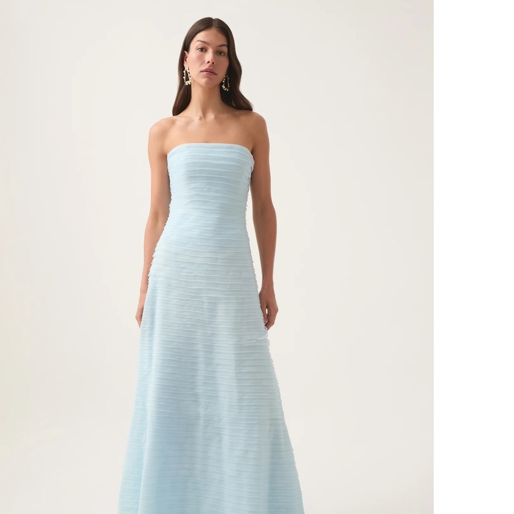 Aje Soundscape Maxi Dress in Sea Breeze (US 6/AUS 10) NWT 🩵